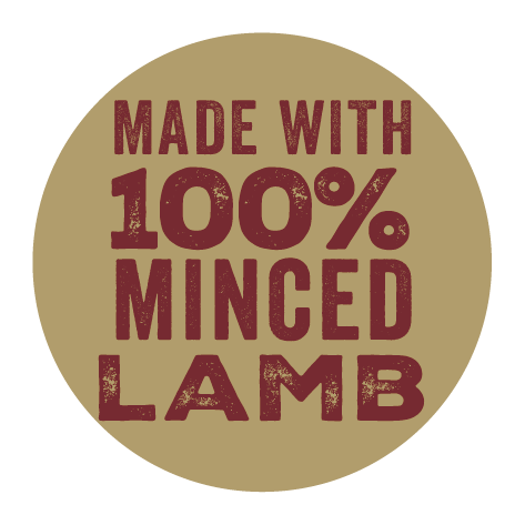 Made With 100% Minced Lamb