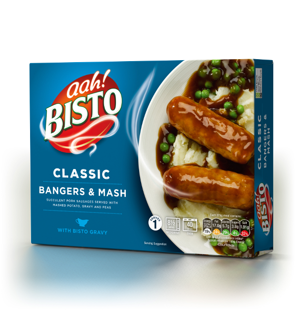 Bangers & Mash Packaging