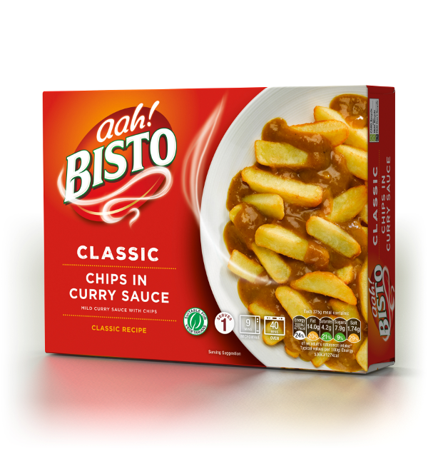 Chips In Curry Sauce Packaging